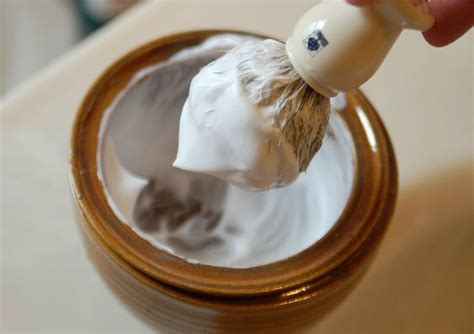 Shaving cream magic nearby